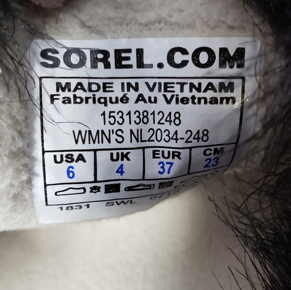 Sorel Tofino II boots Herringbone tweed size 6 - Picture 7 of 7